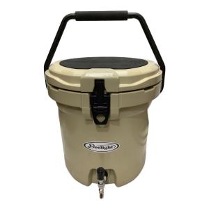 Deelight (ディーライト) アイスバケット 5 ガロン ウォータージャグ ベージュ 18.9L