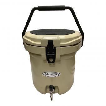 Deelight (ディーライト) アイスバケット 5 ガロン ウォータージャグ ベージュ 18.9L