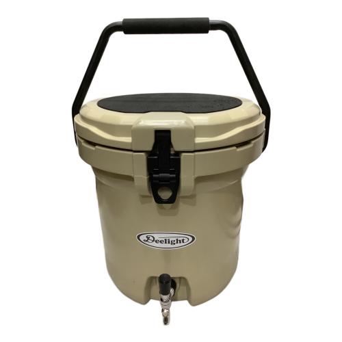 Deelight (ディーライト) アイスバケット 5 ガロン ウォータージャグ ベージュ 18.9L