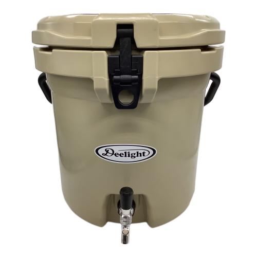 Deelight (ディーライト) アイスバケット 5 ガロン ウォータージャグ ベージュ 18.9L
