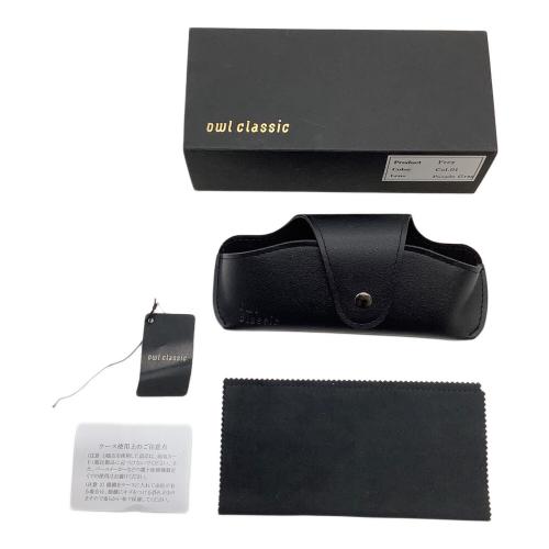 owl classic (アウルクラシック) サングラス ブラック パープルグレイレンズ UNWASTED handsongrip Frey フレイ セルフレーム 偏光レンズ(POLARIZED)