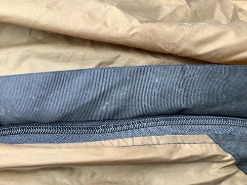 Seek Outside モノポールテント スレ小穴・ヨゴレ・シームグリップ屋外方面に塗布有/カーボンポール付属・前後メッシュパネル付き・煙突ポート付