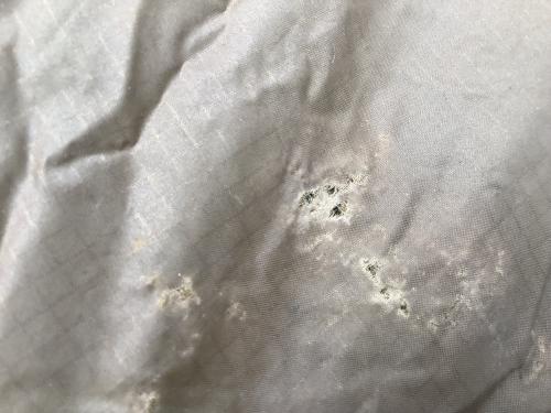 Seek Outside モノポールテント スレ小穴・ヨゴレ・シームグリップ屋外方面に塗布有/カーボンポール付属・前後メッシュパネル付き・煙突ポート付