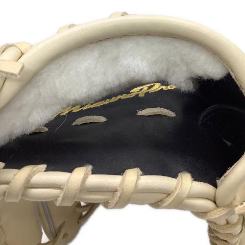 MIZUNO (ミズノ) 硬式グローブ 約29cm ベージュ 耕作印 HAGA JAPAN