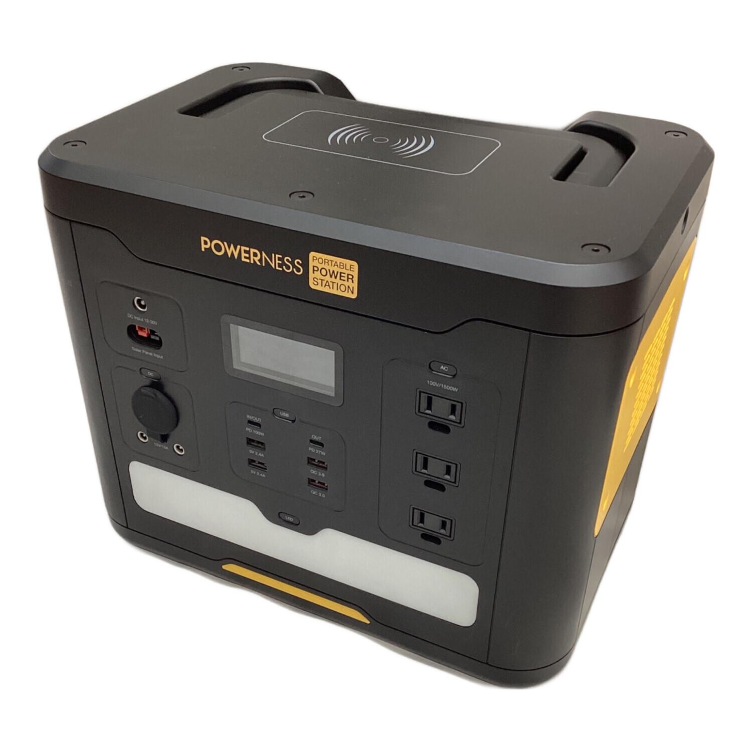 Powerness ポータブル電源 通電確認済み Hiker U1500 1536Wh