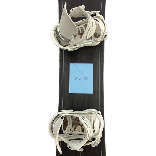 SABRINA (サブリナ) スノーボード 141cm ブラック 21/22モデル @ キャンバー GEMINI ビンディング(FLUX GS)付