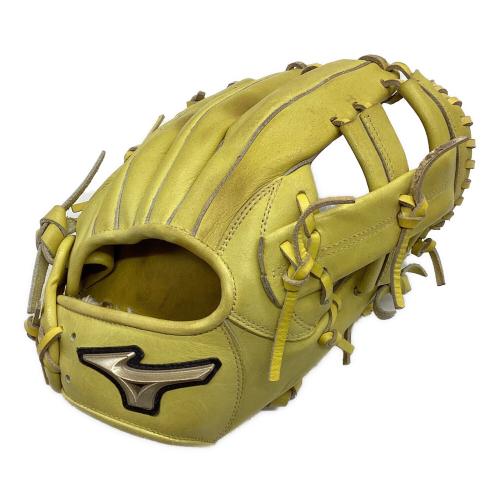 MIZUNO (ミズノ) 軟式グローブ イエロー Hselection01 Global Elite 内野用 R18203
