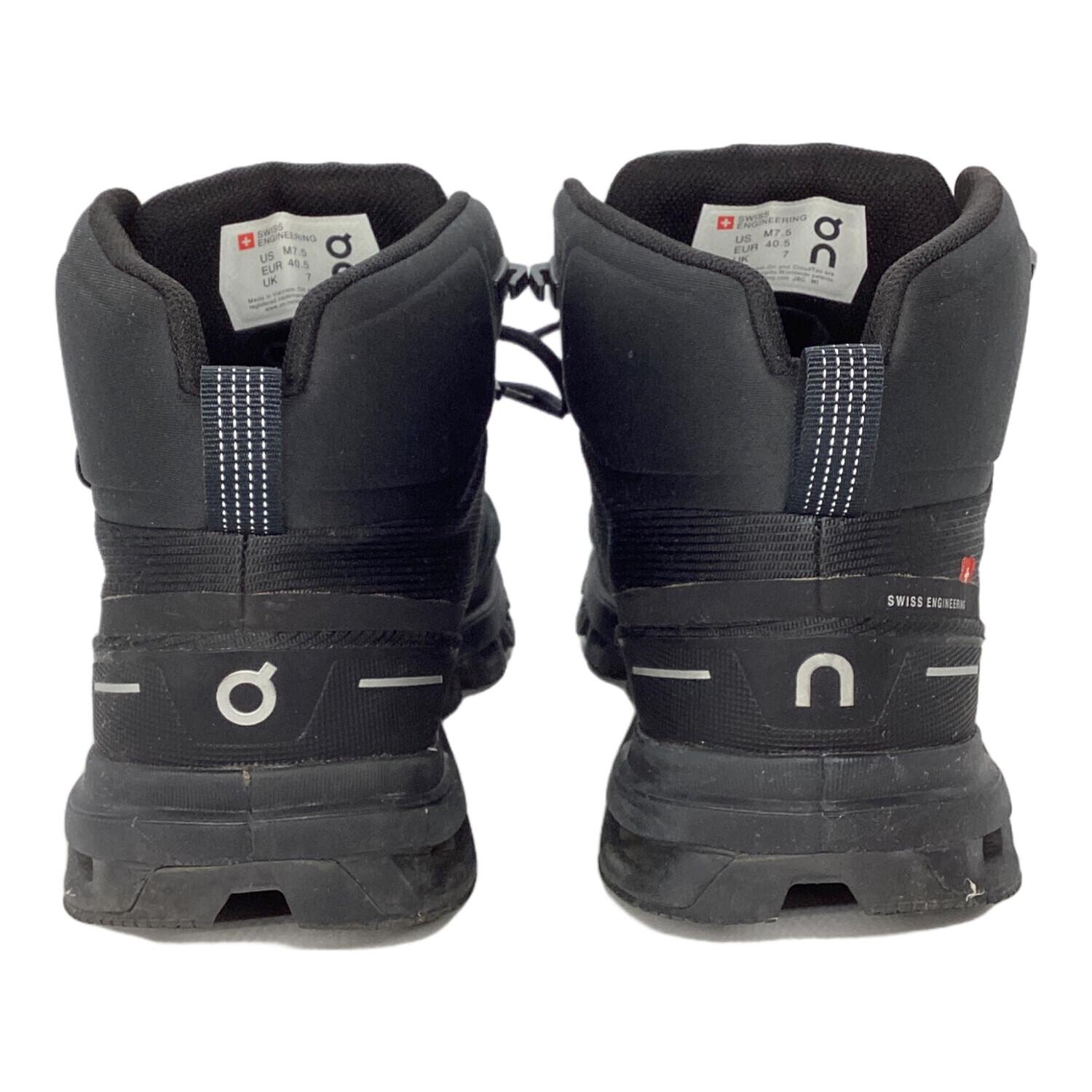 OnCloudrock2 トレッキングシューズ ブラック on (オン) トレッキングシューズ メンズ SIZE 25.5cm ブラック