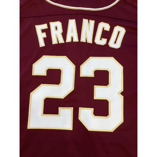 東北楽天ゴールデンイーグルス 応援グッズ SIZE M エンジ MyHERO ユニフォーム ビジター【23】マイケル・フランコ ユニフォーム レプリカ