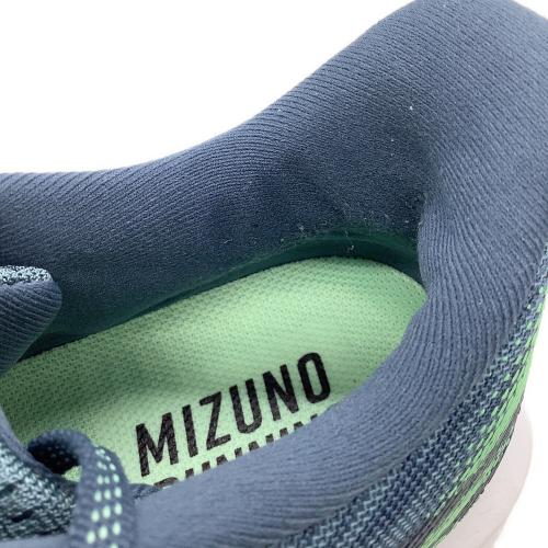 MIZUNO (ミズノ) ランニングシューズ J1GD240371 ウエーブライダー 28 レディース SIZE 25cm ネイビー×黄緑