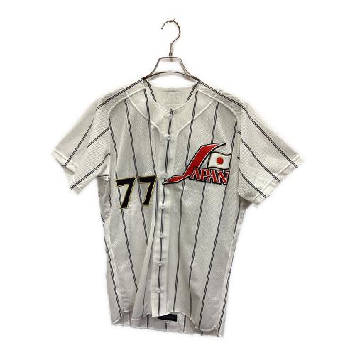 日本代表(侍ジャパン) 応援グッズ Lサイズ ホワイト 【77】星野仙一 ユニフォーム 2008北京五輪