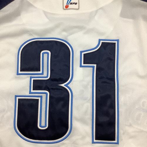 横浜DeNAベイスターズ (ヨコハマディーエヌエーベイスターズ) 応援グッズ ホワイト×スカイブルー 2006シーズン 【31】吉村裕基 サイン証明無し @ ユニフォーム 2006サマーユニフォーム プロ仕様モデル