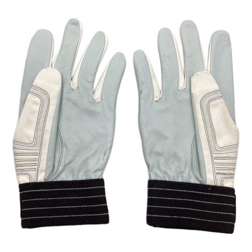 読売ジャイアンツ 応援グッズ ホワイト 二岡智宏 バッティンググローブ 刺繍グローブ プロ仕様モデル