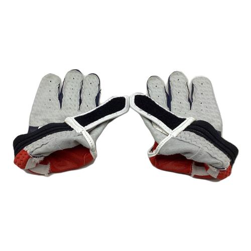 北海道日本ハムファイターズ 応援グッズ レッド×ホワイト 【7】片岡 奨人 バッティンググローブ・リストバンドセット 刺繍入りグローブ