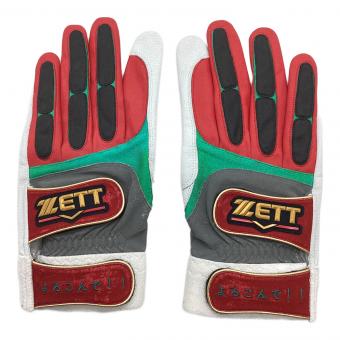 読売ジャイアンツ (ヨミウリジャイアンツ) 応援グッズ レッド ラミレス バッティンググローブ 刺繍入りグローブ プロ仕様モデル