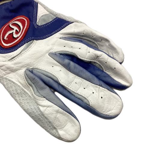 横浜DeNAベイスターズ (ヨコハマディーエヌエーベイスターズ) 応援グッズ ホワイト 【10】佐伯とのこと証明無し バッティンググローブ 刺繍入りグローブ