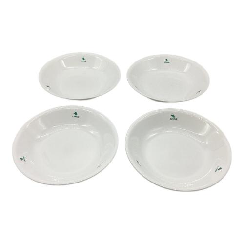 LAND'S アウトドア食器 カップ・プレート・ボウル各4個 ケース付 CORELLE アウトドアテーブルウェアセット