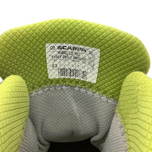 SCARPA (スカルパ) トレッキングシューズ ユニセックス SIZE 26.5cm/EU43 グレー×グリーン RIBELLE HD ハイカット(ハードソール)