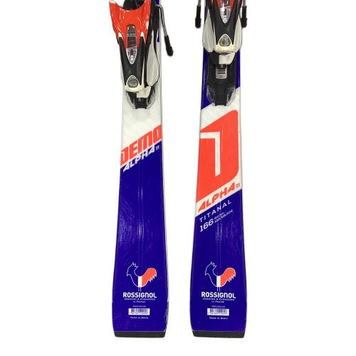 ROSSIGNOL (ロシニョール) カービングスキー 166cm 18/19モデル DEMO ALPHA TI ・LOOK DUAL
