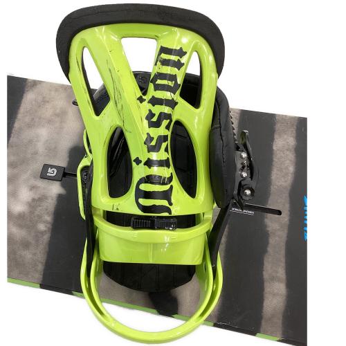BURTON (バートン) スノーボード 154cm ブラック M6 ロッカー BLUNT ビンディング付(BURTON MISSION EST Sサイズ)