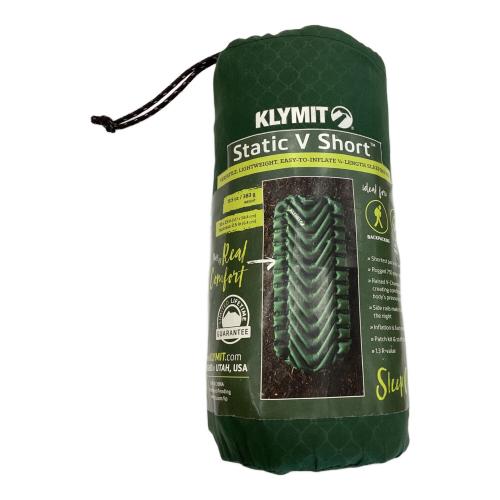 KLYMIT (クライミット) エアーマット 127×58.4×6.4(h)cm Static V Short