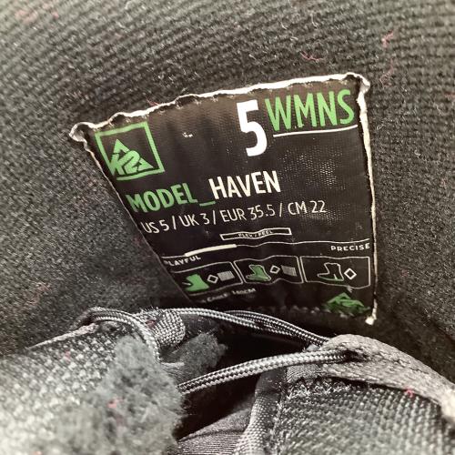 K2 (ケーツー) スノーボードブーツ レディース SIZE 22cm ブラック HAVEN BOAシステム