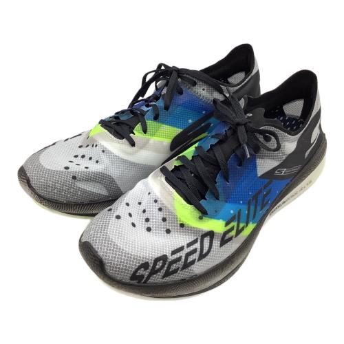 SKECHERS (スケッチャーズ) ランニングシューズ Skechers GOrun Speed Elite Hyper スピードエリート メンズ SIZE 28cm ブラック×ホワイト