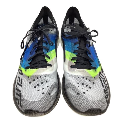 SKECHERS (スケッチャーズ) ランニングシューズ Skechers GOrun Speed Elite Hyper スピードエリート メンズ SIZE 28cm ブラック×ホワイト