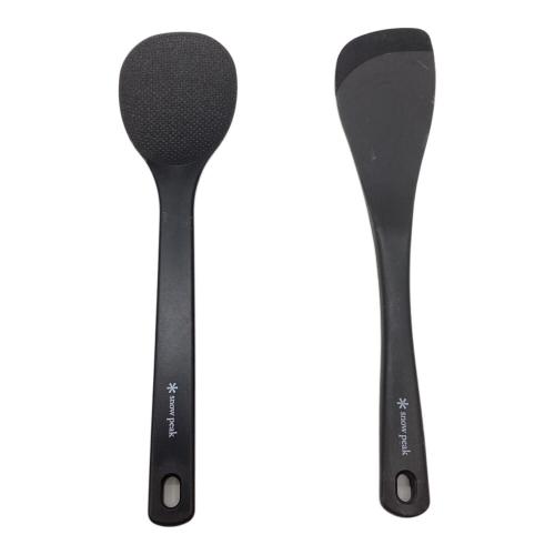 Snow peak (スノーピーク) クッキング用品 キッチンスプーン・スパチュラ・お玉・トング・長柄しゃもじセット シリコーンキッチンツール5点セット