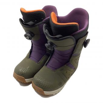 NIDECKER (ナイデッカー) スノーボードブーツ メンズ SIZE 26cm オリーブ 2BOAモデル 24-25モデル @ ALTAI BOAシステム