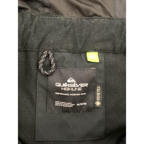 Quiksilver (クイックシルバー) スノーボードウェア(パンツ) メンズ SIZE M ブラック EQYTP03221 ビブパンツ 2024-25モデル ALTOSTRATUS STRET GO GORE-TEX