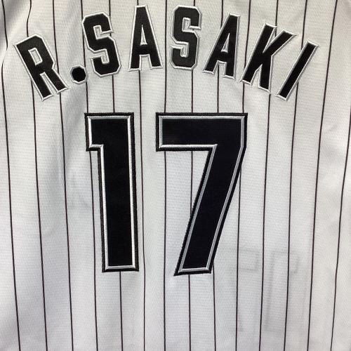 千葉ロッテマリーンズ (チバロッテマリーンズ) 応援グッズ 【17】佐々木朗希 Sサイズ ホワイト