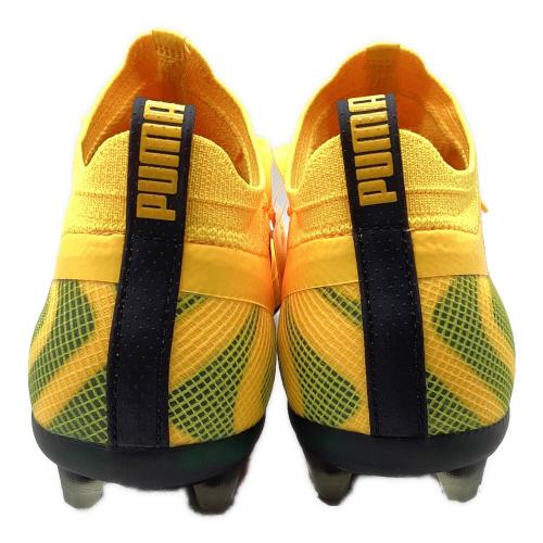 PUMA (プーマ) サッカースパイク メンズ SIZE 26cm イエロー×ブラック プーマ ワン 20.1 HG 105821