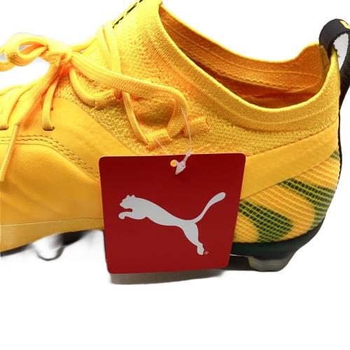 PUMA (プーマ) サッカースパイク メンズ SIZE 26cm イエロー×ブラック プーマ ワン 20.1 HG 105821