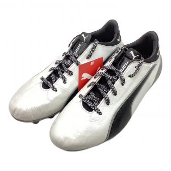 PUMA (プーマ) サッカースパイク メンズ SIZE 26cm ホワイト×ブラック エヴォタッチ J 1 HG 104434