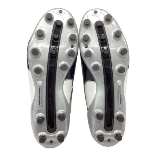 PUMA (プーマ) サッカースパイク メンズ SIZE 26cm ホワイト×ブラック エヴォタッチ J 1 HG 104434