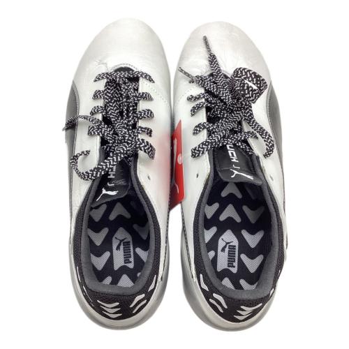PUMA (プーマ) サッカースパイク メンズ SIZE 26cm ホワイト×ブラック エヴォタッチ J 1 HG 104434