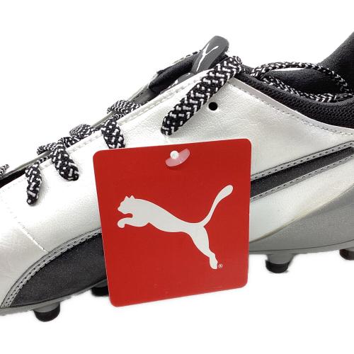 PUMA (プーマ) サッカースパイク メンズ SIZE 26cm ホワイト×ブラック エヴォタッチ J 1 HG 104434