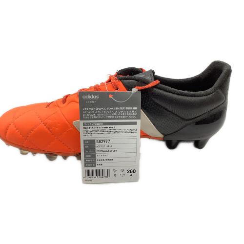 adidas (アディダス) サッカースパイク S82997 メンズ SIZE 26cm オレンジ×ブラック