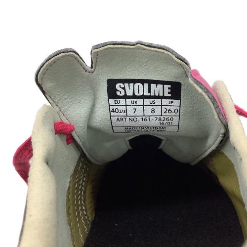 svolme (スボルメ) サッカースパイク メンズ SIZE 26cm ホワイト×ブラック DELSALMA 3 161-78260