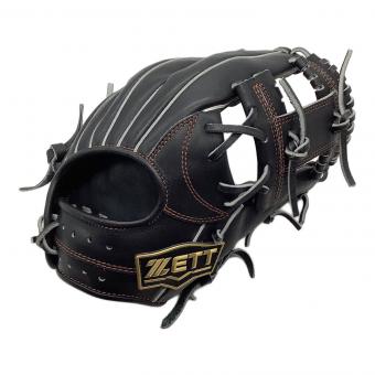 ZETT (ゼット) 軟式グローブ ブラック ネオステイタスVL 今宮タイプ 内野用/二塁・遊撃手向け BRGB31410N