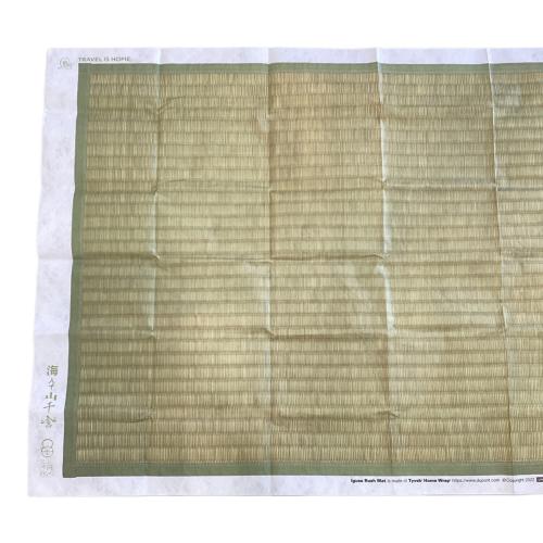 UNHALFDRAWING 登山雑貨 ホワイト×グリーン 御蓙候 MLG-UMI-19 い艸寝ゴザベック タイベックシート