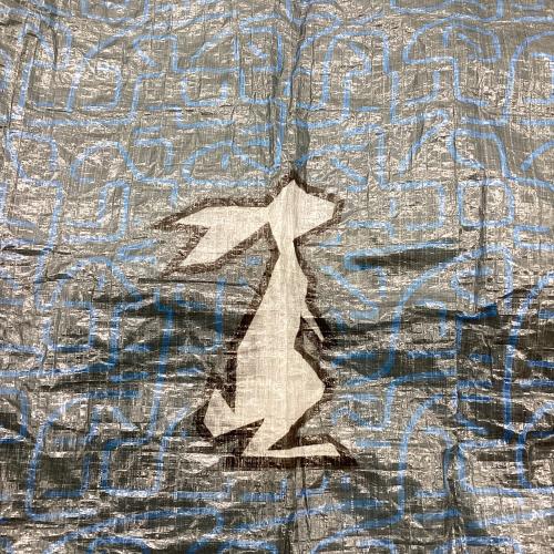 HIGH TAIL DESIGNS (ハイテイルデザイン) 登山雑貨 SIZE S グレー/GreenGray×Blue Ryu Mieno DCF Shopping Bag エコバック Dyneema