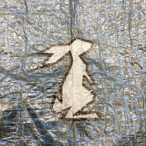 HIGH TAIL DESIGNS (ハイテイルデザイン) 登山雑貨 SIZE S グレー/GreenGray×Blue Ryu Mieno DCF Shopping Bag エコバック Dyneema