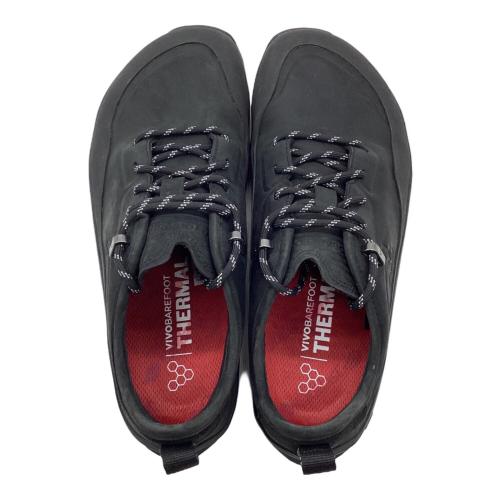 VIVOBARE FOOT (ビボベアフット) トレッキングシューズ レディース SIZE 24.5cm ブラック トラッカーレザーロー 209534-03 TRACKER LEATHER AT LOW ローカット
