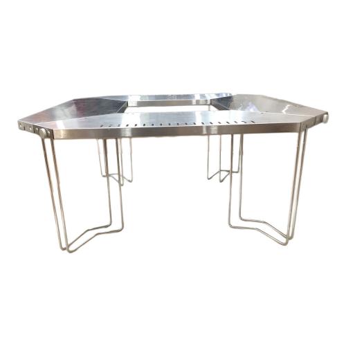 Snow peak (スノーピーク) 囲炉裏テーブル ST-050 シルバー ジカロテーブル