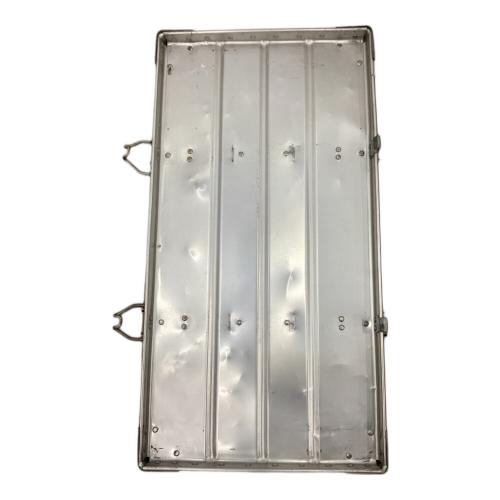 収納ケース 目安100L程度・メタルトランク 約84×45×45(h)㎝ 折りたたみアルミコンテナ