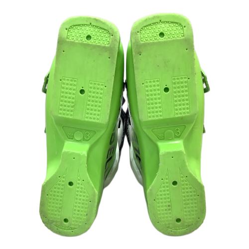 DALBELL スキーブーツ レディース 25-25.5cm 黄緑 アタッチメントパーツ類現状付属 アルペン規格 298ｍｍ DRS WC SS