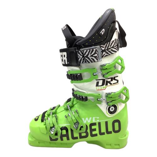 未使用　タグ付　KASTLE 幅広　レディース スキーブーツ 25-25.5cm DALBELL スキーブーツ レディース 25-25.5cm 黄緑 アタッチメント