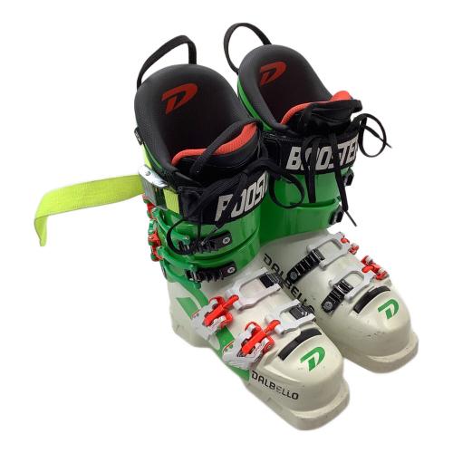 DALBELLO (ダルベロ) スキーブーツ レディース 22-22.5cm ホワイト×グリーン アタッチメント類現状付属 アルペン規格 264ｍｍ DRS WC SS UNI